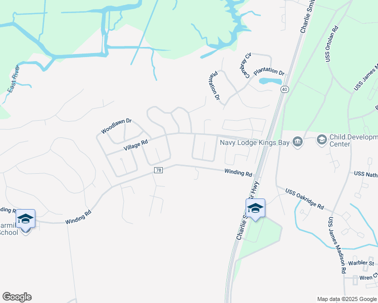 map of restaurants, bars, coffee shops, grocery stores, and more near 307 Pinedale Drive in St. Marys