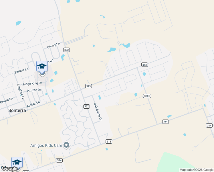 map of restaurants, bars, coffee shops, grocery stores, and more near 2178 County Road 313 in Jarrell