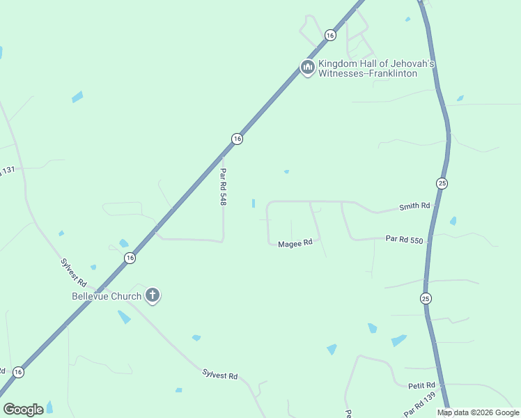 map of restaurants, bars, coffee shops, grocery stores, and more near 140 Smith Road in Franklinton