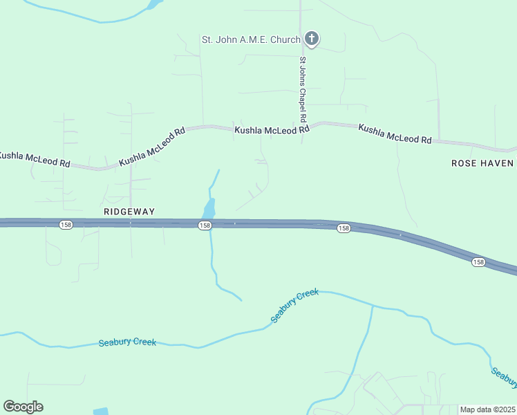 map of restaurants, bars, coffee shops, grocery stores, and more near Highway 158 in Mobile County