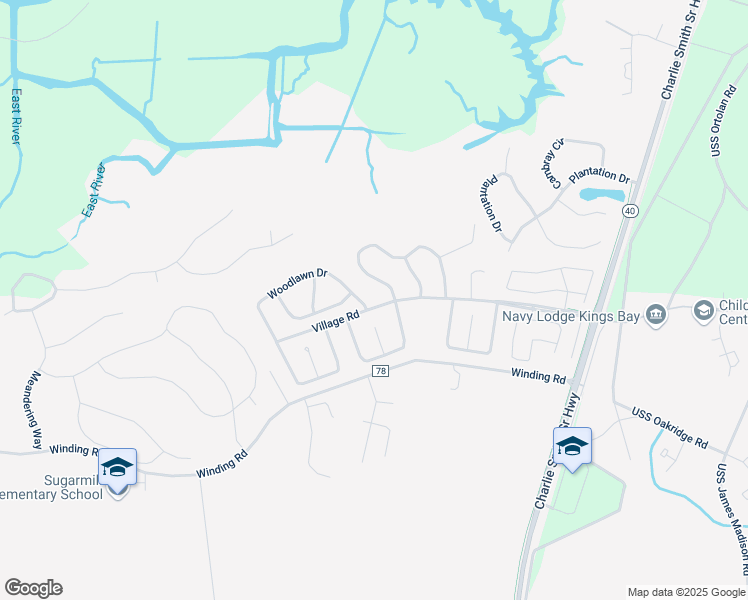 map of restaurants, bars, coffee shops, grocery stores, and more near 416 Sunnyside Drive in St. Marys