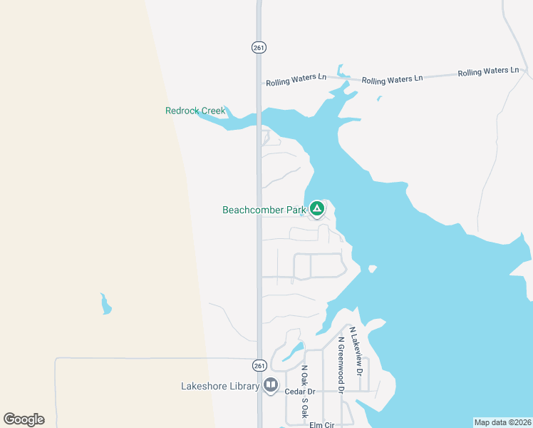 map of restaurants, bars, coffee shops, grocery stores, and more near 7964 Texas 261 in Buchanan Dam