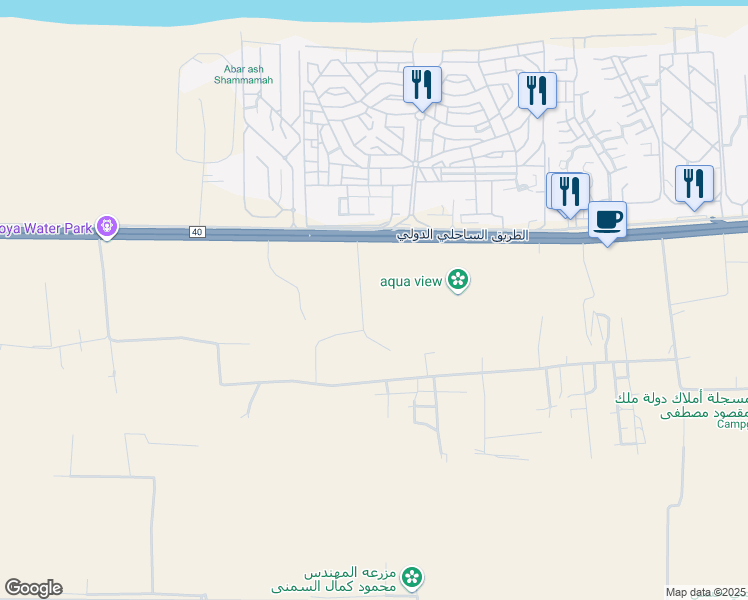 map of restaurants, bars, coffee shops, grocery stores, and more near in North Coast