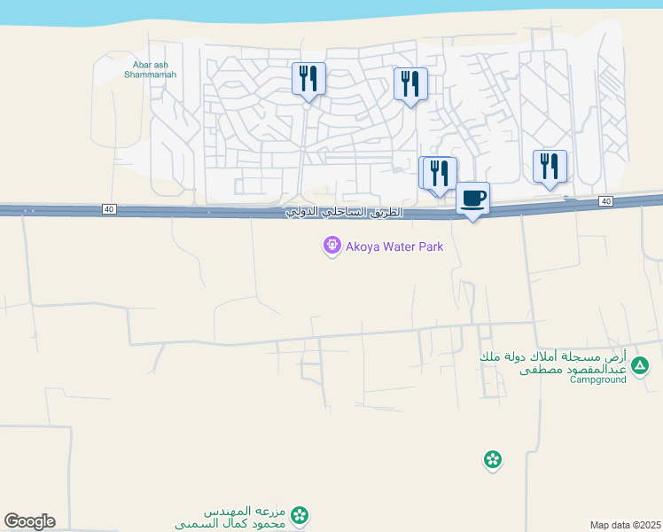 map of restaurants, bars, coffee shops, grocery stores, and more near in El Hamam