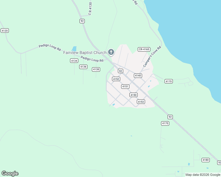 map of restaurants, bars, coffee shops, grocery stores, and more near 150 County Road 4153 in Woodville