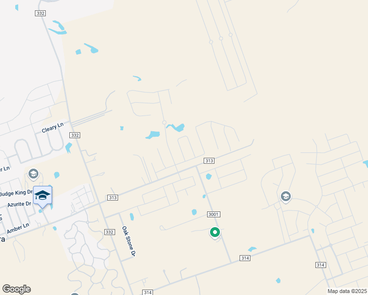 map of restaurants, bars, coffee shops, grocery stores, and more near 124 Atwood Loop in Jarrell