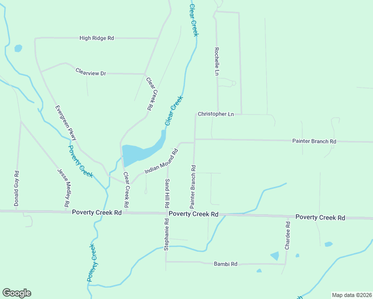 map of restaurants, bars, coffee shops, grocery stores, and more near 3999 Painter Branch Road in Crestview