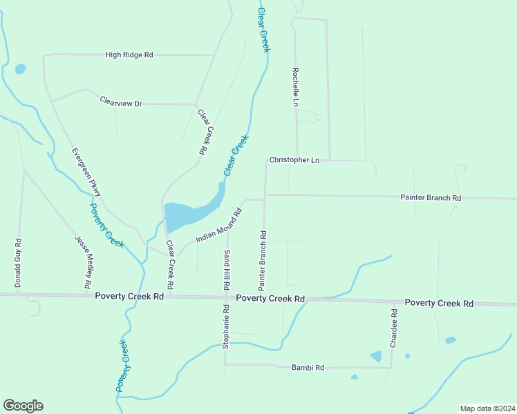 map of restaurants, bars, coffee shops, grocery stores, and more near 3999 Painter Branch Road in Crestview