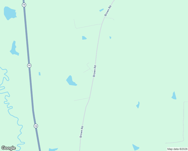 map of restaurants, bars, coffee shops, grocery stores, and more near Brown Road in Ethel