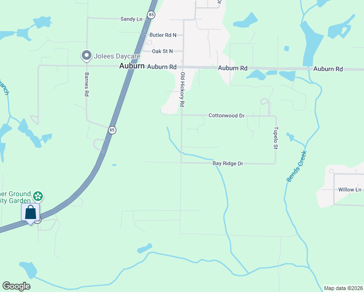 map of restaurants, bars, coffee shops, grocery stores, and more near 6074 Old Hickory Road in Crestview