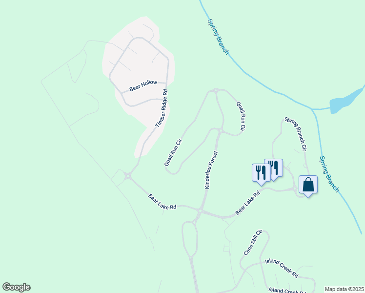 map of restaurants, bars, coffee shops, grocery stores, and more near 4127 Quail Run Circle in Valdosta