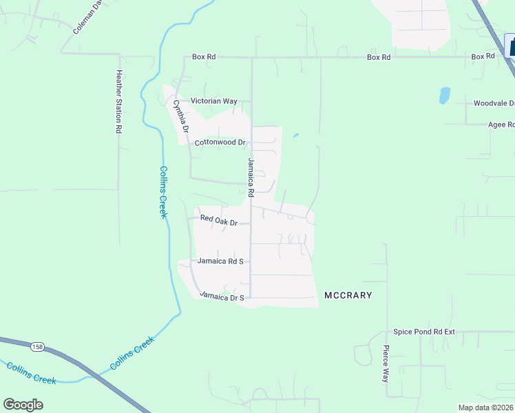 map of restaurants, bars, coffee shops, grocery stores, and more near 5929-5971 Jamaica Road in Semmes