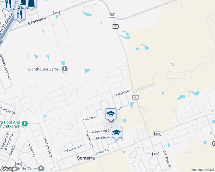 map of restaurants, bars, coffee shops, grocery stores, and more near in 