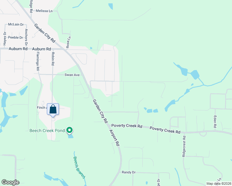 map of restaurants, bars, coffee shops, grocery stores, and more near 5877 Huckleberry Lane in Crestview