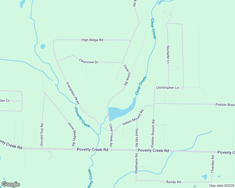 map of restaurants, bars, coffee shops, grocery stores, and more near 6044-6132 Clear Creek Road in Crestview