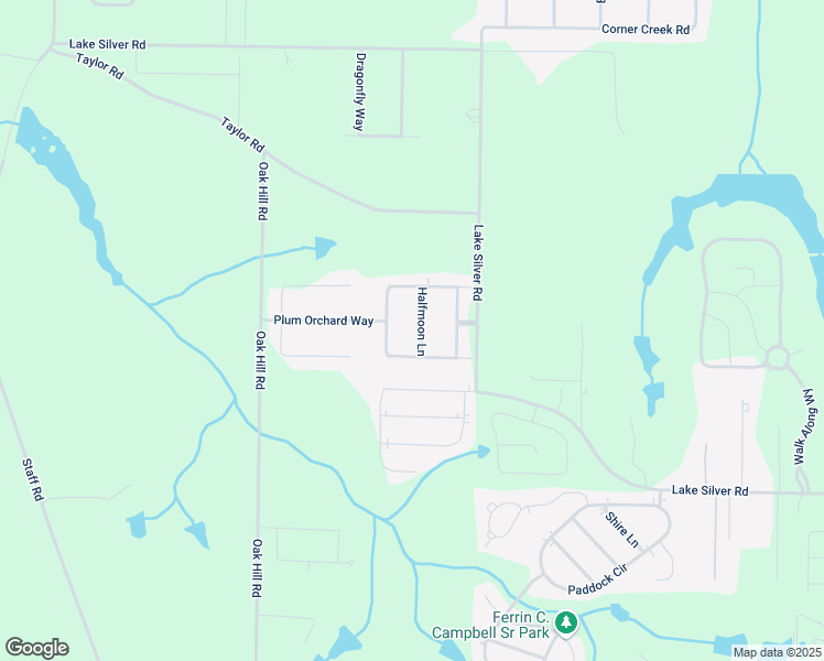 map of restaurants, bars, coffee shops, grocery stores, and more near 2404 Halfmoon Lane in Crestview