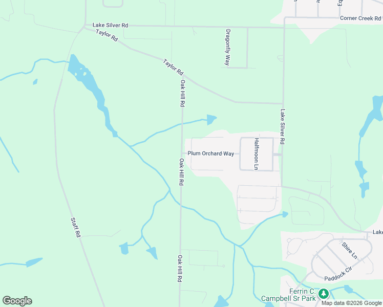 map of restaurants, bars, coffee shops, grocery stores, and more near Plum Orchard Way in Crestview