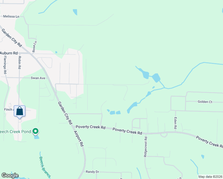 map of restaurants, bars, coffee shops, grocery stores, and more near 3614 Horne Hollow Road in Crestview