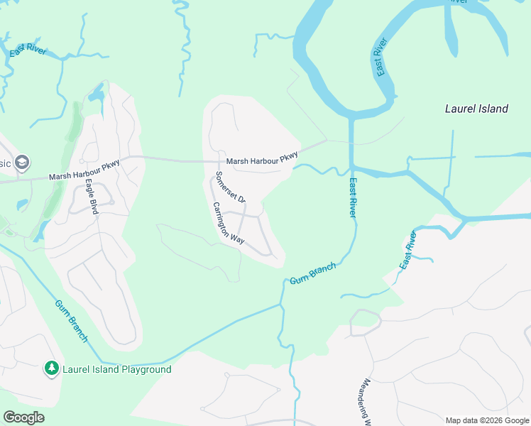 map of restaurants, bars, coffee shops, grocery stores, and more near 101 Carrington Court in Kingsland