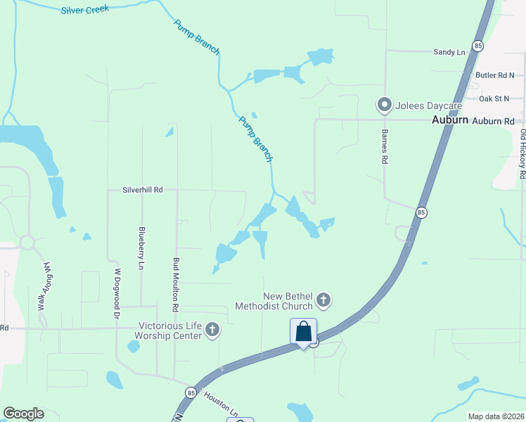 map of restaurants, bars, coffee shops, grocery stores, and more near 6091 Lake Lane in Crestview