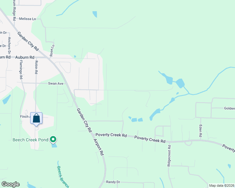 map of restaurants, bars, coffee shops, grocery stores, and more near 6002 Crocket Cove in Crestview