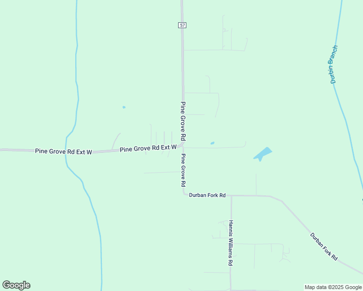 map of restaurants, bars, coffee shops, grocery stores, and more near 15740 Pine Grove Road in Bay Minette