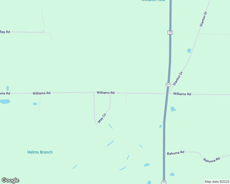 map of restaurants, bars, coffee shops, grocery stores, and more near 1396-1398 Williams Road in Chipley