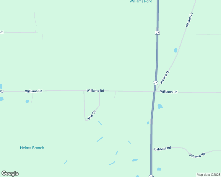 map of restaurants, bars, coffee shops, grocery stores, and more near 1396 Williams Road in Chipley