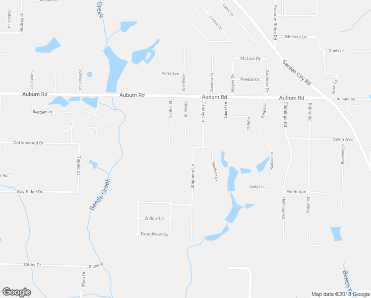map of restaurants, bars, coffee shops, grocery stores, and more near 101 Stephens Lane in Crestview