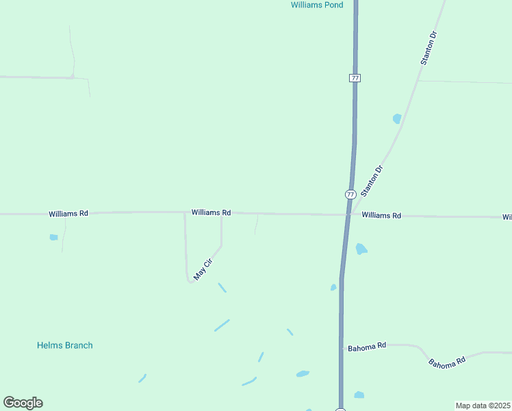 map of restaurants, bars, coffee shops, grocery stores, and more near 1396 Williams Road in Chipley