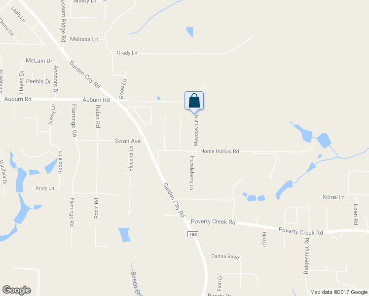 map of restaurants, bars, coffee shops, grocery stores, and more near 3527 Horne Hollow Road in Crestview
