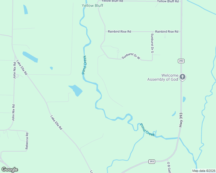 map of restaurants, bars, coffee shops, grocery stores, and more near Sunburst Drive West in Crestview