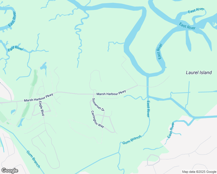 map of restaurants, bars, coffee shops, grocery stores, and more near Marsh Harbour Parkway in Kingsland