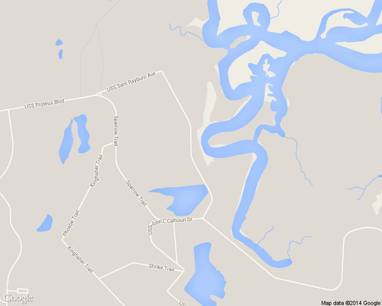 map of restaurants, bars, coffee shops, grocery stores, and more near USS Sam Rayburn Avenue in St. Marys