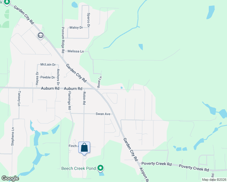 map of restaurants, bars, coffee shops, grocery stores, and more near 3568 Autumn Woods Drive in Crestview