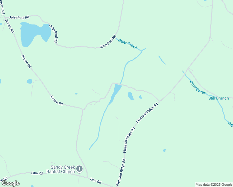 map of restaurants, bars, coffee shops, grocery stores, and more near 2243 Brown Road in Ponce de Leon