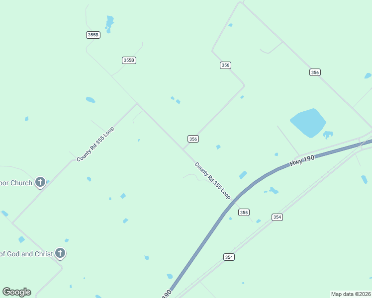map of restaurants, bars, coffee shops, grocery stores, and more near 2481 County Road 356 in Gause