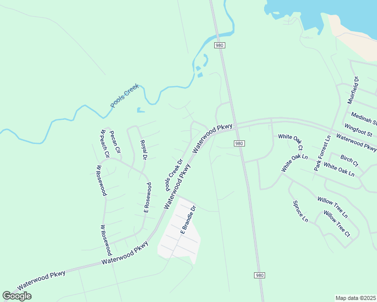map of restaurants, bars, coffee shops, grocery stores, and more near 26676 Pools Creek Drive in Huntsville