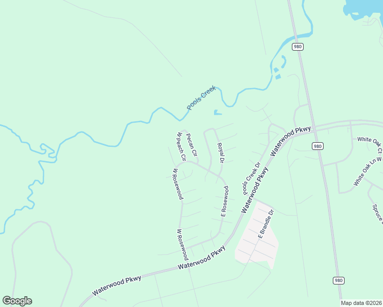 map of restaurants, bars, coffee shops, grocery stores, and more near East Peach Circle in Huntsville