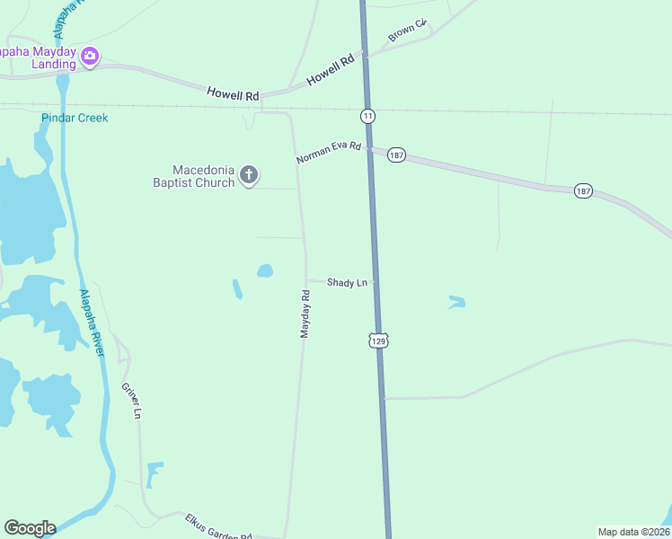 map of restaurants, bars, coffee shops, grocery stores, and more near 132-134 Shady Lane in Lake Park