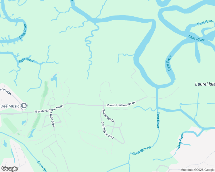 map of restaurants, bars, coffee shops, grocery stores, and more near Marsh Harbour Parkway in Kingsland