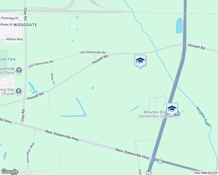 map of restaurants, bars, coffee shops, grocery stores, and more near 1488 San Bernardino Way in Valdosta