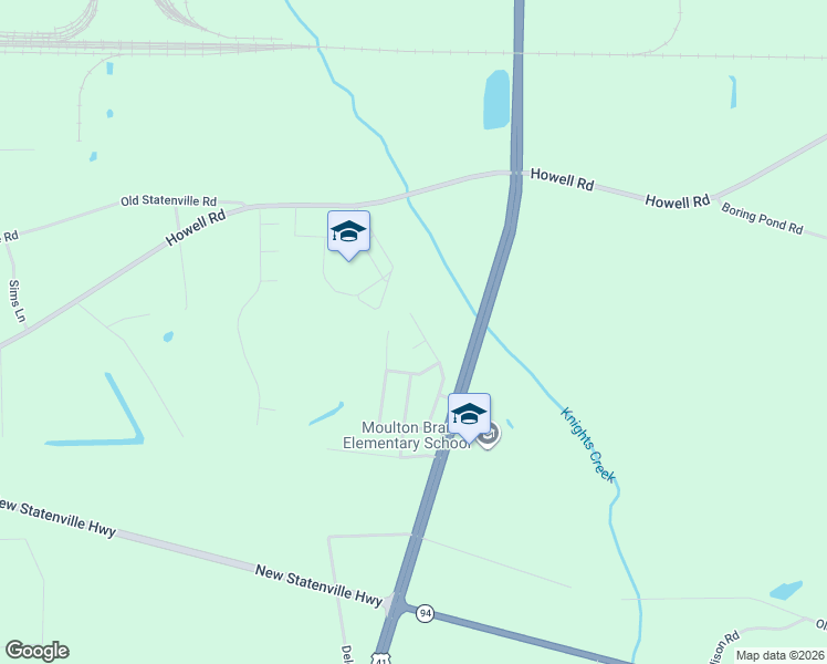 map of restaurants, bars, coffee shops, grocery stores, and more near 5628 Fontana Road in Valdosta