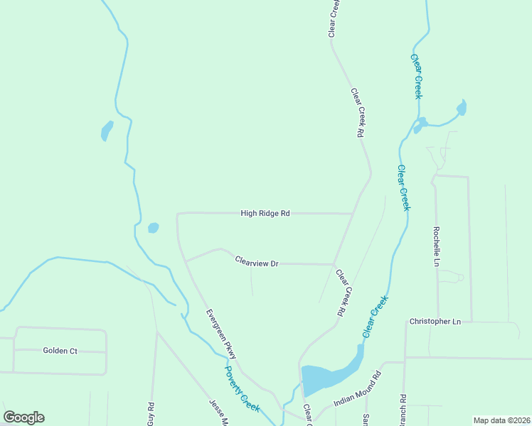 map of restaurants, bars, coffee shops, grocery stores, and more near High Ridge Road in Okaloosa County