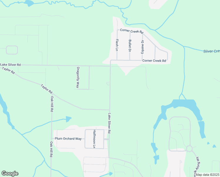 map of restaurants, bars, coffee shops, grocery stores, and more near Lake Silver Road in Crestview