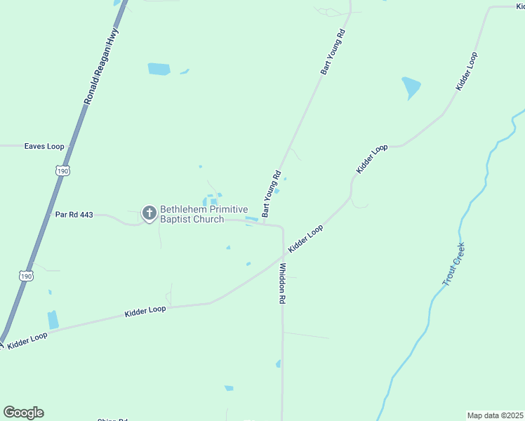 map of restaurants, bars, coffee shops, grocery stores, and more near 140-370 Bart Young Road in Merryville