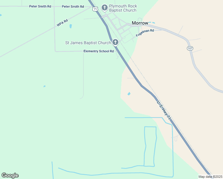 map of restaurants, bars, coffee shops, grocery stores, and more near in Morrow