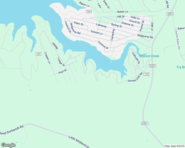 map of restaurants, bars, coffee shops, grocery stores, and more near 1240 County Road 137 in Burnet
