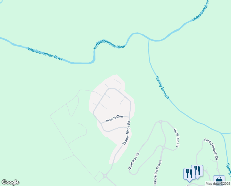 map of restaurants, bars, coffee shops, grocery stores, and more near 3893 Timber Ridge Road in Valdosta