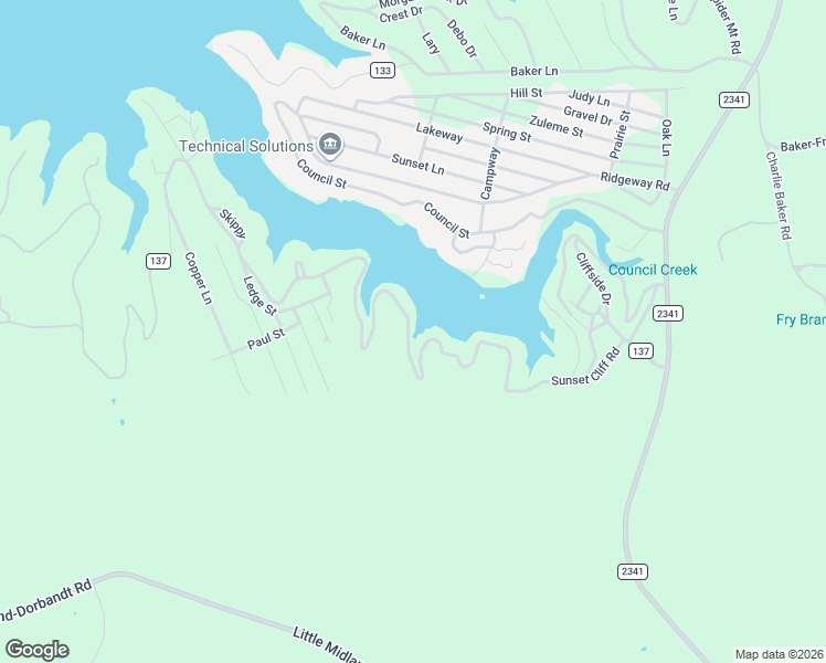 map of restaurants, bars, coffee shops, grocery stores, and more near 1240 County Road 137 in Burnet